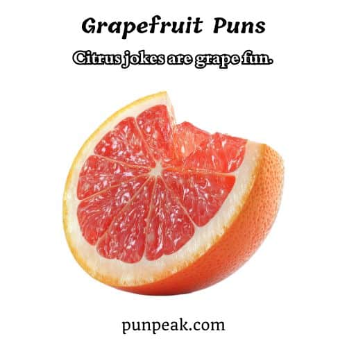 Grapefruit Puns