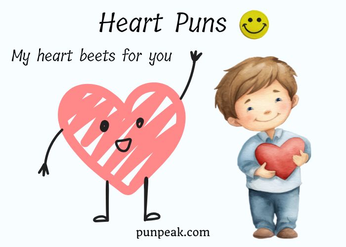 309 Heart Puns And Jokes: Funny One-Liners, Cute Valentine Captions