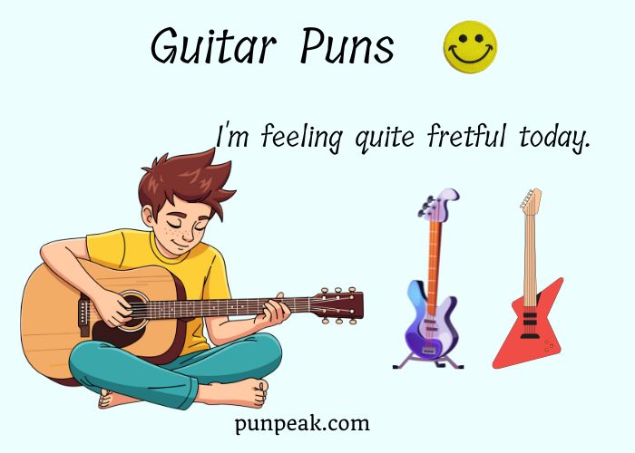 235+ Guitar Puns And Jokes That Will String You Along With Laughter