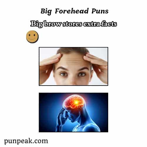Big Forehead Puns