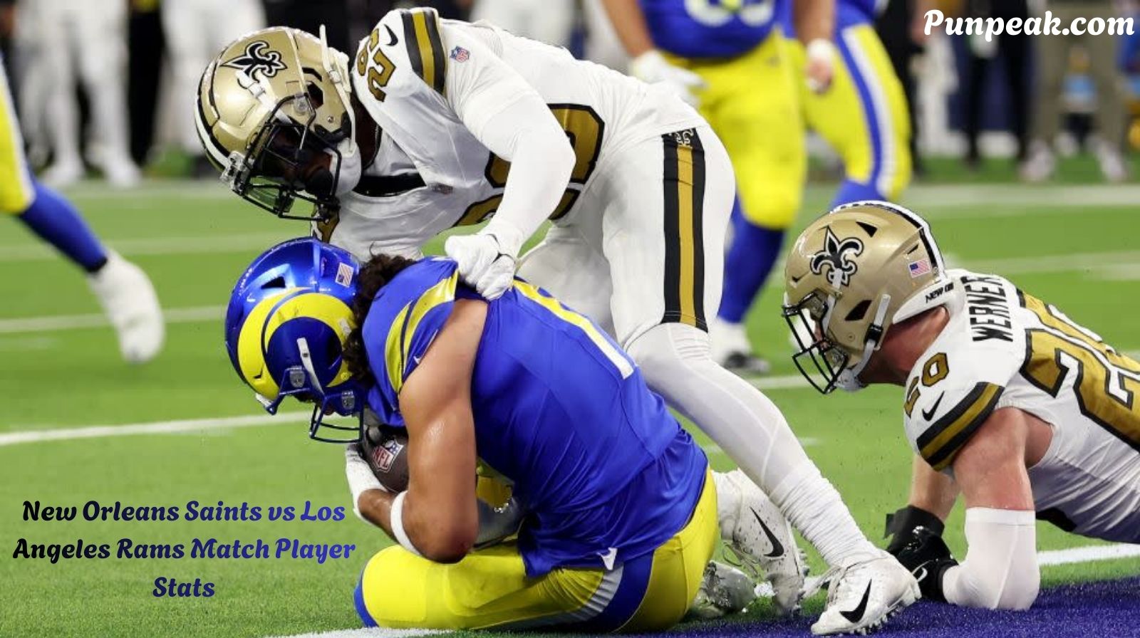 New Orleans Saints vs Los Angeles Rams Match Player Stats